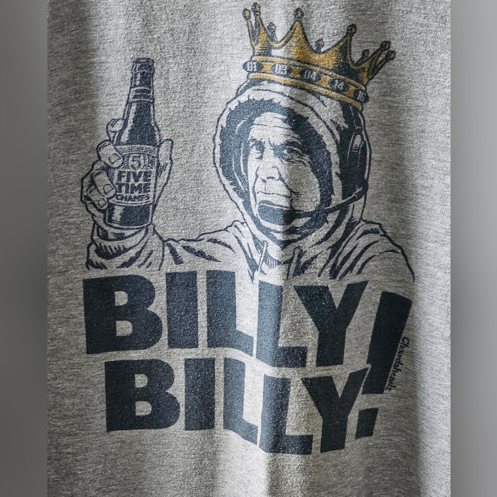 CHOWDAHEADZ Bill Belichick, Patriots Era Short Sleeve Tee Shirt Billy, Billy